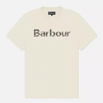 Мужская футболка Barbour Kilnwick, цвет белый, размер XXXL