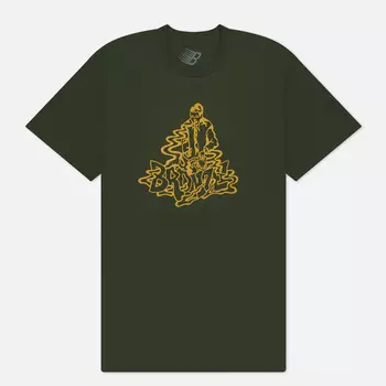 Мужская футболка Bronze 56K 4/20, цвет оливковый, размер M