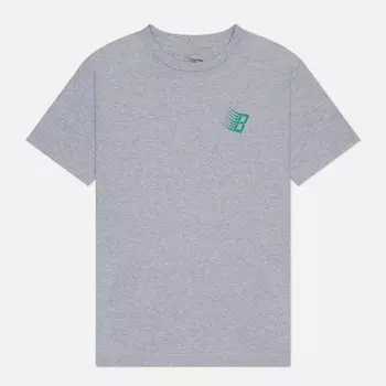 Мужская футболка Bronze 56K B Logo, цвет серый, размер XXL
