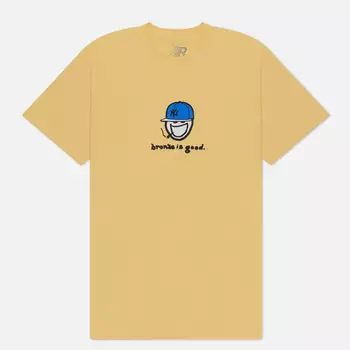 Мужская футболка Bronze 56K Bronze is good, цвет жёлтый, размер XXL