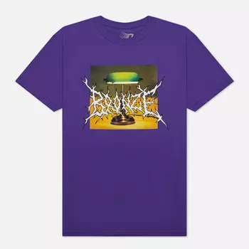 Мужская футболка Bronze 56K Death Metal Lamp, цвет фиолетовый, размер L