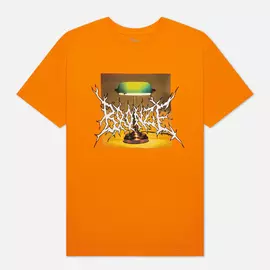 Мужская футболка Bronze 56K Death Metal Lamp, цвет оранжевый, размер XL