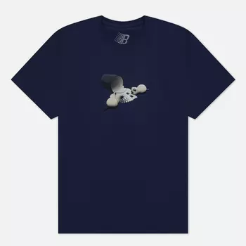 Мужская футболка Bronze 56K Milk, цвет синий, размер L