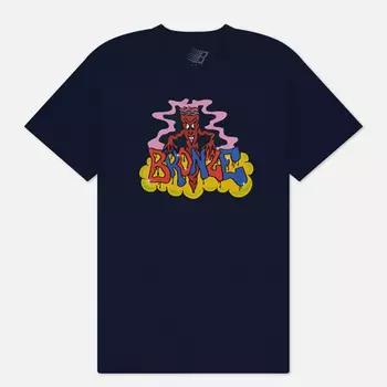 Мужская футболка Bronze 56K Mr. Blunt, цвет синий, размер L