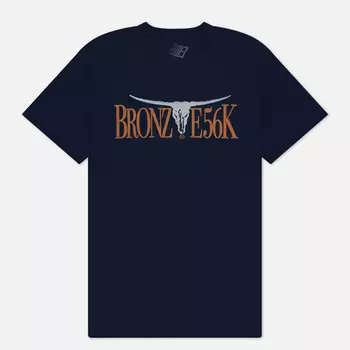 Мужская футболка Bronze 56K Ranch, цвет синий, размер XXL