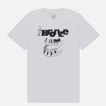 Мужская футболка Bronze 56K Teeth, цвет белый, размер XXL