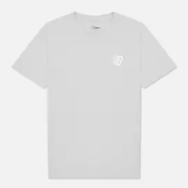 Мужская футболка Bronze 56K VX B Logo, цвет серый, размер S