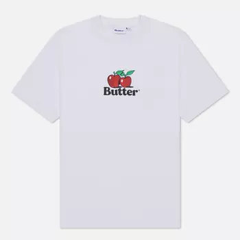 Мужская футболка Butter Goods Apples Logo, цвет белый, размер XL