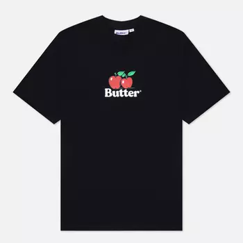 Мужская футболка Butter Goods Apples Logo, цвет чёрный, размер XL