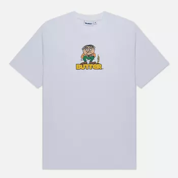 Мужская футболка Butter Goods Blues Logo, цвет белый, размер XXL