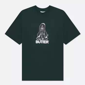 Мужская футболка Butter Goods Hound, цвет зелёный, размер XL