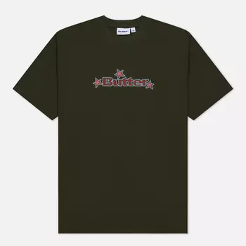 Мужская футболка Butter Goods Star Logo, цвет зелёный, размер XXL
