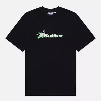 Мужская футболка Butter Goods T-Shirt Logo, цвет чёрный, размер XXL