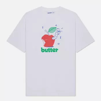 Мужская футболка Butter Goods Worm, цвет белый, размер XL