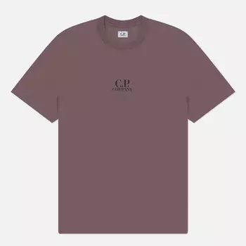 Мужская футболка C.P. Company 30/1 Bold British Sailor, цвет фиолетовый, размер S