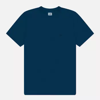 Мужская футболка C.P. Company 30/1 Jersey Goggle, цвет синий, размер XL