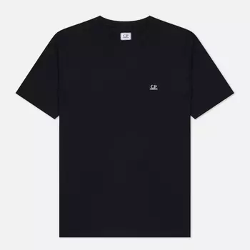 Мужская футболка C.P. Company 30/1 Jersey Goggle Print, цвет чёрный, размер L