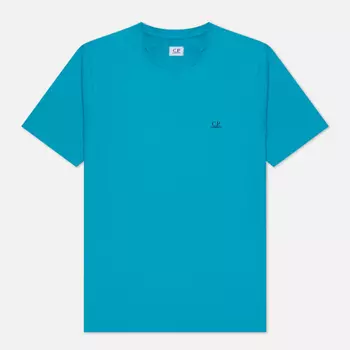 Мужская футболка C.P. Company 30/1 Jersey Goggle Print, цвет голубой, размер XXL