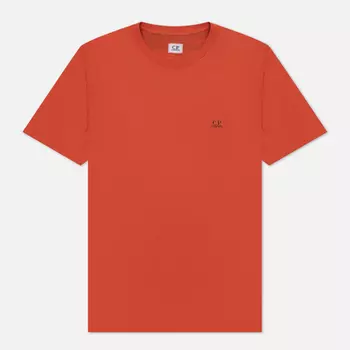 Мужская футболка C.P. Company 30/1 Jersey Goggle Print, цвет оранжевый, размер XXL