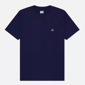 Мужская футболка C.P. Company 30/1 Jersey Goggle Print, цвет синий, размер S