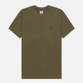 Мужская футболка C.P. Company Jersey Goggle Print, цвет зелёный, размер XXL