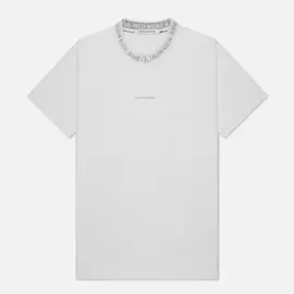 Мужская футболка Calvin Klein Jeans Logo Jacquard, цвет белый, размер XXL