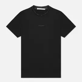 Мужская футболка Calvin Klein Jeans Logo Jacquard, цвет чёрный, размер XXL