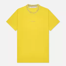Мужская футболка Calvin Klein Jeans Logo Jacquard, цвет жёлтый, размер XL