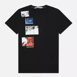 Мужская футболка Calvin Klein Jeans Urban Skate Multi Graphic, цвет чёрный, размер XXL