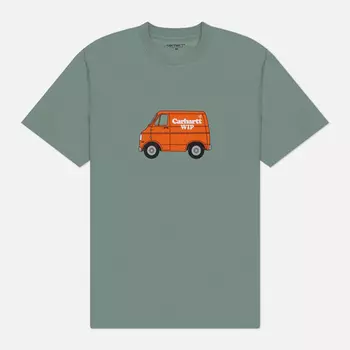 Мужская футболка Carhartt WIP Mystery Machine, цвет зелёный, размер L
