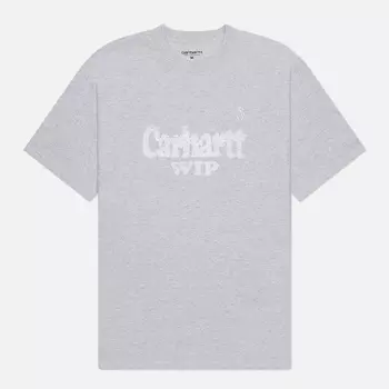 Мужская футболка Carhartt WIP Spree Halftone, цвет серый, размер XL