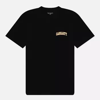 Мужская футболка Carhartt WIP University Script, цвет чёрный, размер XL