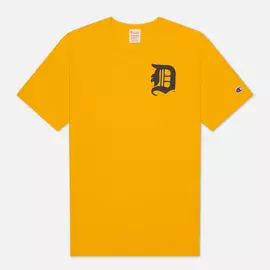 Мужская футболка Champion Reverse Weave Detroit Tigers Crew Neck, цвет оранжевый, размер M