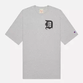 Мужская футболка Champion Reverse Weave Detroit Tigers Crew Neck, цвет серый, размер L