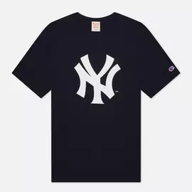 Мужская футболка Champion Reverse Weave New York Yankees Crew Neck, цвет синий, размер XXL