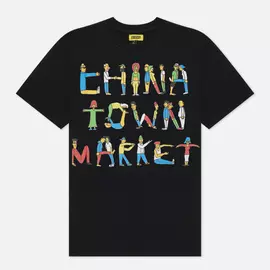 Мужская футболка Chinatown Market City Aerobics, цвет чёрный, размер S