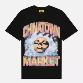 Мужская футболка Chinatown Market Through The Foam, цвет чёрный, размер XXL