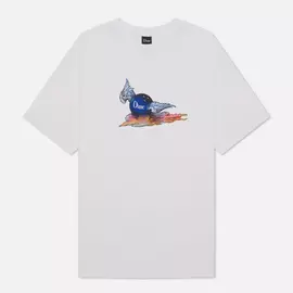 Мужская футболка Dime Air Ball, цвет белый, размер S