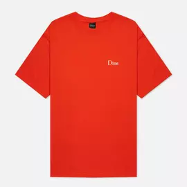 Мужская футболка Dime Classic Small Logo Crew Neck, цвет оранжевый, размер XL