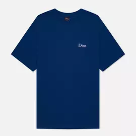 Мужская футболка Dime Classic Small Logo Crew Neck, цвет синий, размер XL