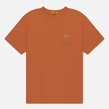 Мужская футболка Dime Classic Small Logo SS23, цвет оранжевый, размер S