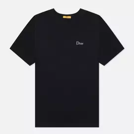 Мужская футболка Dime Dime Classic Small Embroidered Logo, цвет чёрный, размер M