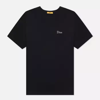 Мужская футболка Dime Dime Classic Small Embroidered Logo, цвет чёрный, размер XL