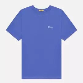 Мужская футболка Dime Dime Classic Small Embroidered Logo, цвет синий, размер S