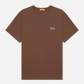 Мужская футболка Dime Dime Classic Small Logo, цвет коричневый, размер S