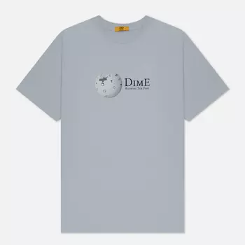 Мужская футболка Dime Dimepedia, цвет серый, размер S