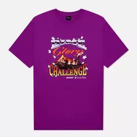 Мужская футболка Dime Glory Challenge, цвет фиолетовый, размер XL