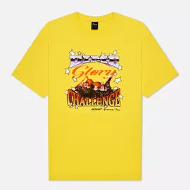 Мужская футболка Dime Glory Challenge, цвет жёлтый, размер XL