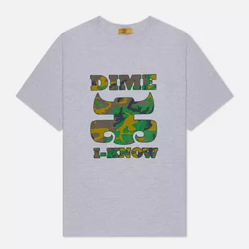 Мужская футболка Dime I Know, цвет серый, размер XXL