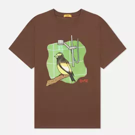 Мужская футболка Dime Monday, цвет коричневый, размер XL